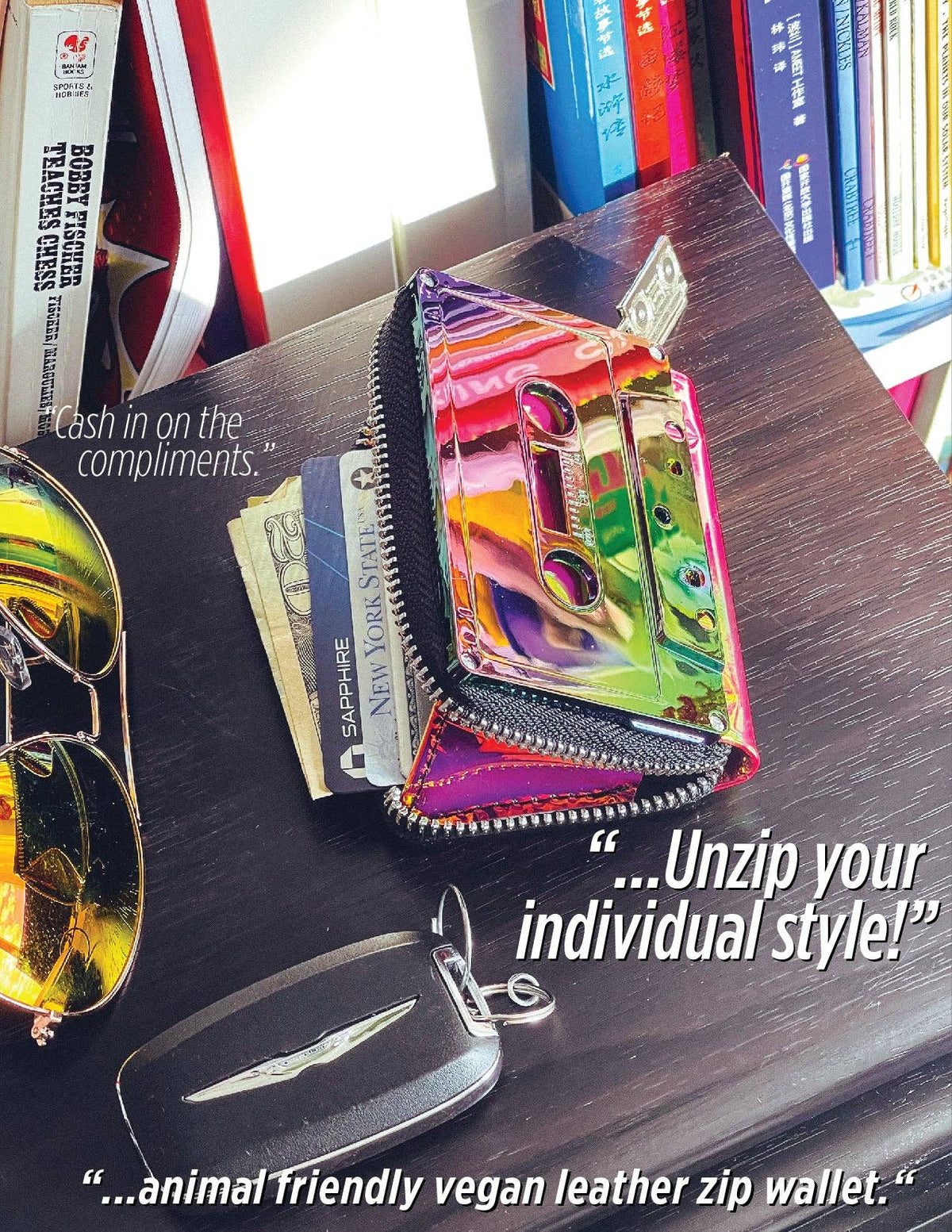 The Holographic Black · Cassette Wallet