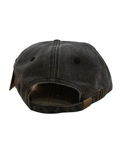 exhausted but caffeinated dad hat