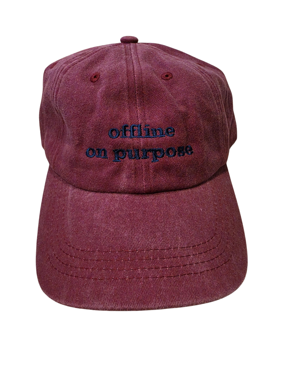 offline on purpose dad hat