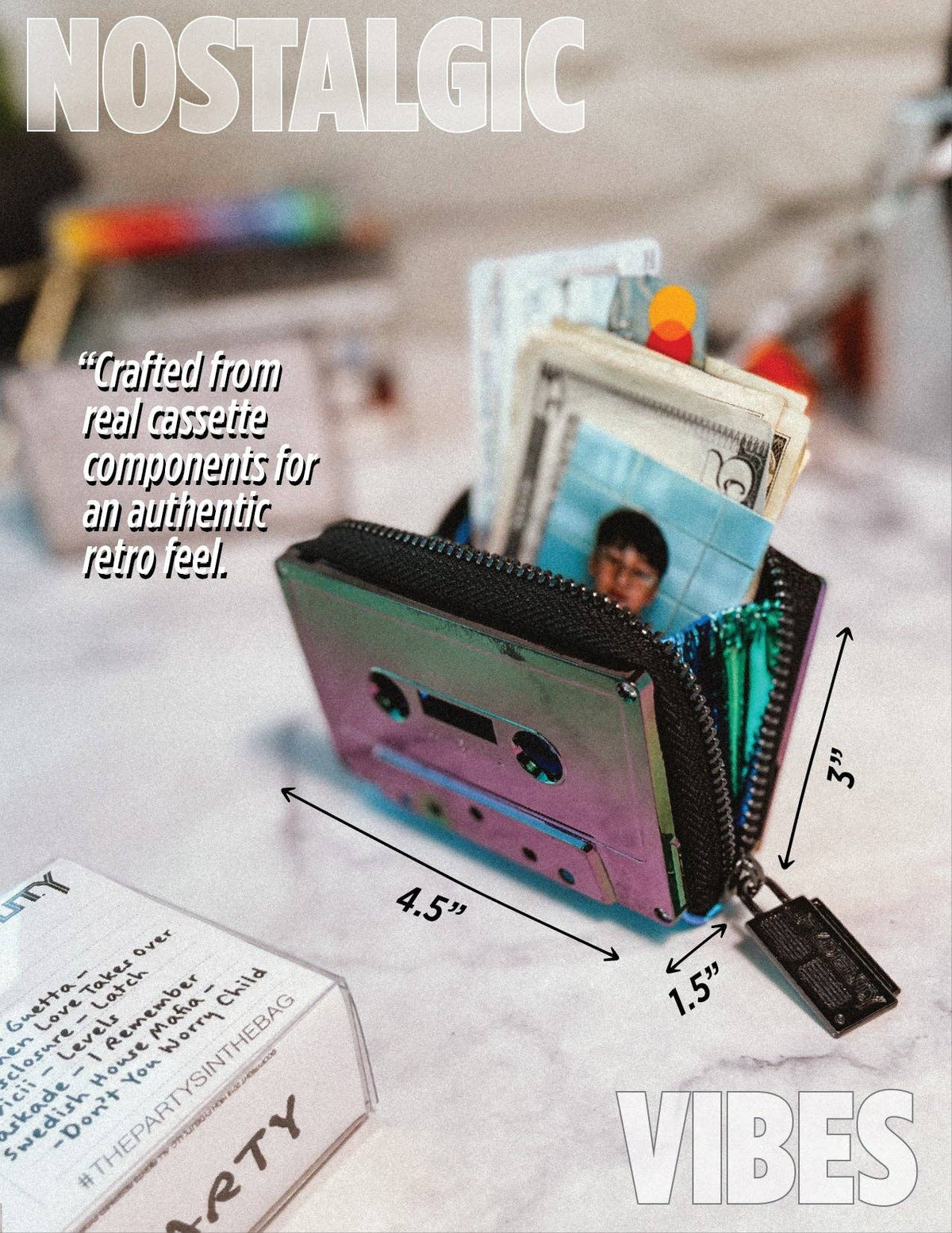 The Holographic Black · Cassette Wallet