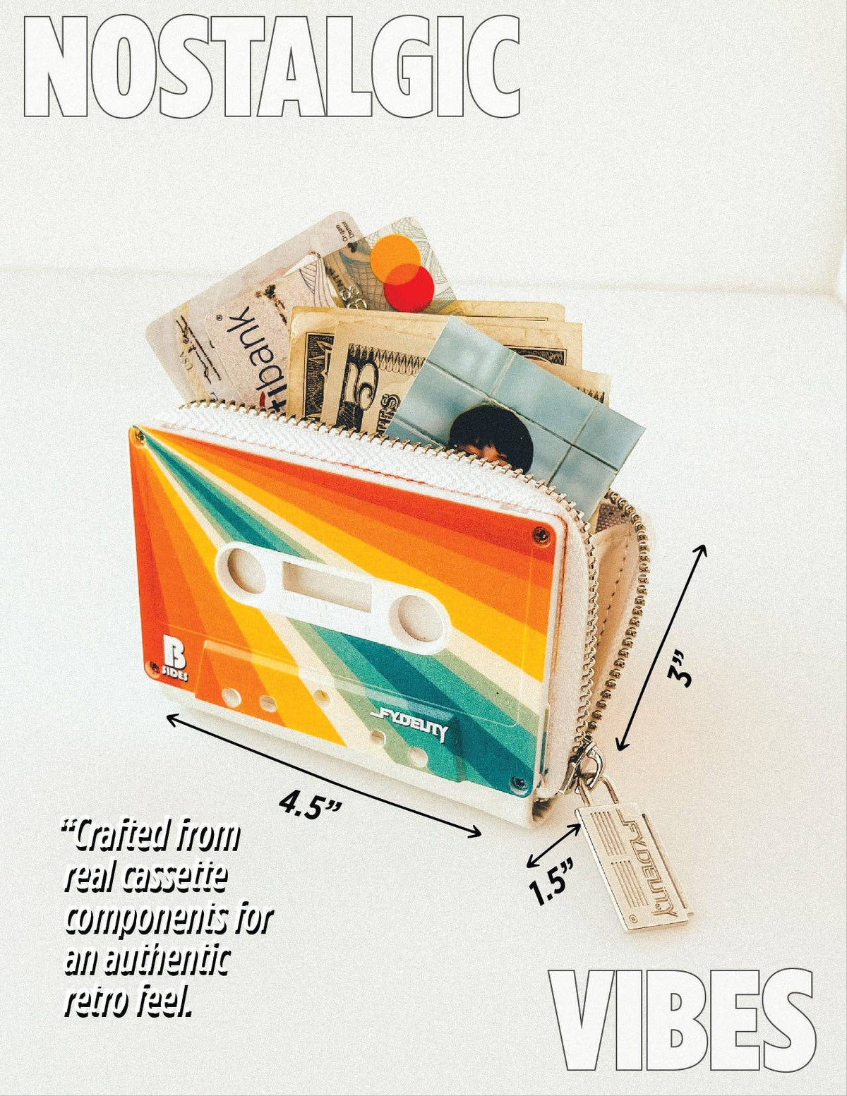 The Rainbow Retro · Cassette Wallet