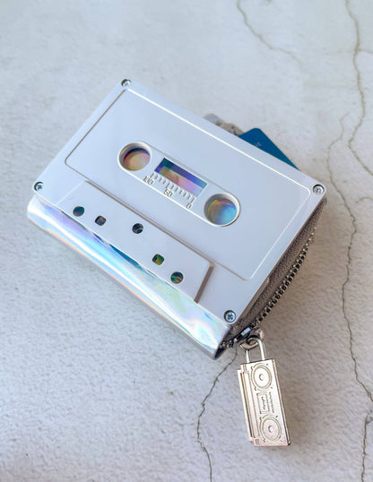 The Silver Holographic · Cassette Wallet