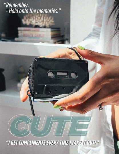 The Matte Black · Cassette Wallet