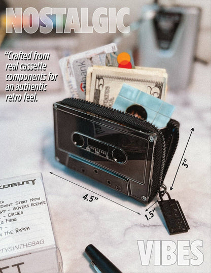 The Chrome Black · Cassette Wallet